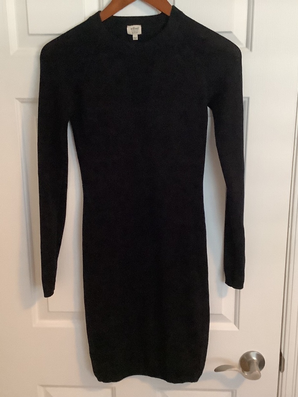 Wilfred Ribbed Knit Sweater Dress